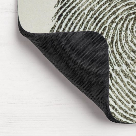 指紋 マウスパッド (コーナー)