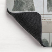 指紋 マウスパッド (コーナー)