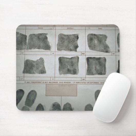 指紋 マウスパッド (マウス)