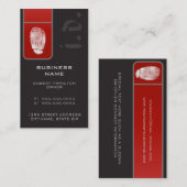 指紋 名刺 (正面/裏面)