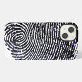 指紋 iPhoneケース (裏面横)