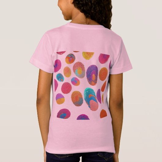 指紋 Tシャツ (裏面)