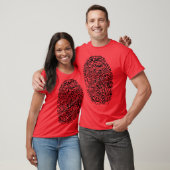 指紋Tシャツ Tシャツ (ユニセックス)