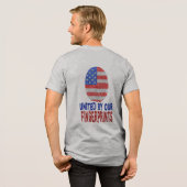 指統一された跡で トライブレンドＴシャツ (フル背面)