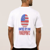 指統一された跡で Tシャツ (裏面)