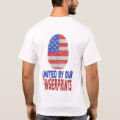 指統一された跡で Tシャツ (裏面)