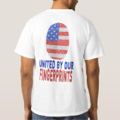 指統一された跡で Tシャツ (裏面)