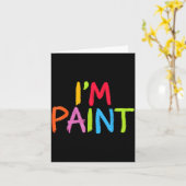 指絵の具が大好き - ハート指絵の具が大好き カード (黄色い花)