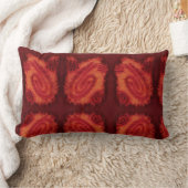 指絵を描の – 溶岩流 ランバークッション (ブランケット)