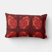 指絵を描の – 溶岩流 ランバークッション (裏面)