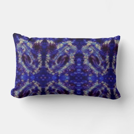 指絵を描の – 激しい ランバークッション (正面)