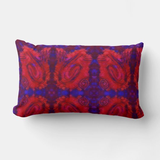 指絵を描の – 犯罪現場 ランバークッション (正面)