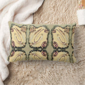 指絵を描の – 石 ランバークッション (ブランケット)