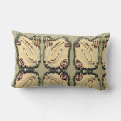 指絵を描の – 石 ランバークッション (裏面)