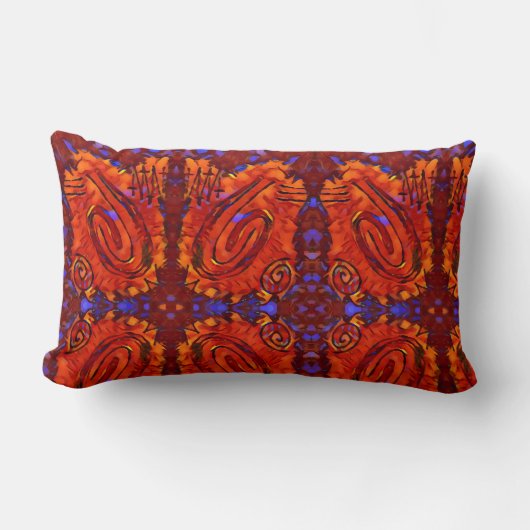 指絵を描の – Pepper ランバークッション (正面)