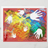 指絵を描擦り紙 (正面/裏面)