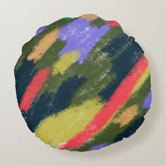 指絵画枕 ラウンドクッション (裏面)