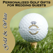 指輪の前に最後のスイング、独身最後のパーティー ゴルフボール