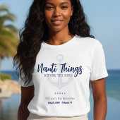 指輪の前にNautiなこと バチェロレッテ Tシャツ