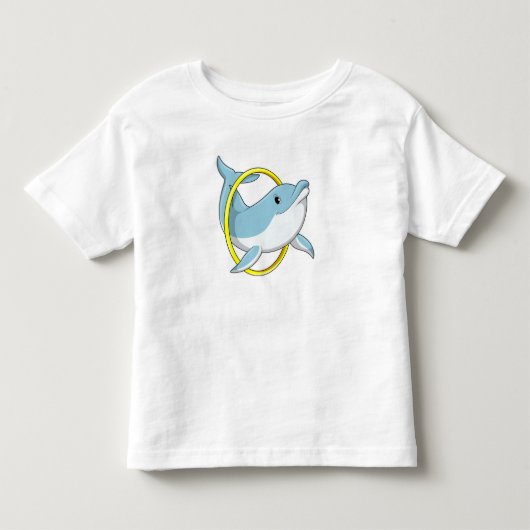 指輪をはめたイルカ トドラーTシャツ (正面)