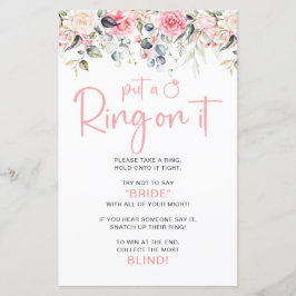 『指輪をはめて』 ブライダルシャワーゲーム