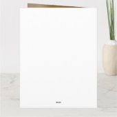 指輪結婚付き夫婦の手 カード (裏面)