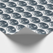 指針犬ラッピング紙スポーツの犬ギフト紙 ラッピングペーパー (角)