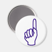 指/手を上に向けて マグネット (正面/裏面)