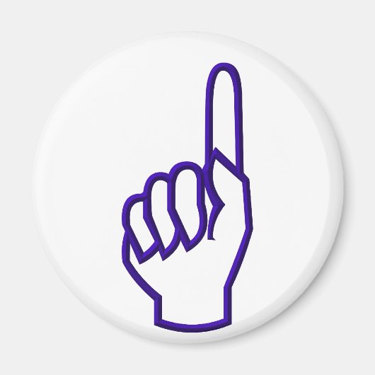 指/手を上に向けて マグネット (正面)