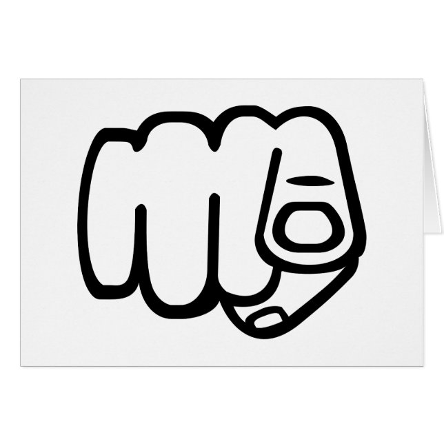 指-指します (正面横)