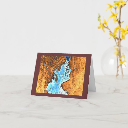 挑むアポロ; Notecard カード (黄色い花)