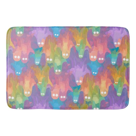 挑戦する幽霊 バスマット (正面)