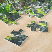 挑戦する赤いチューリップの《植物》アスペンの木のジグソーパズル| ジグソーパズル (側面)