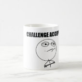 挑戦によって受け入れられるマグ コーヒーマグカップ (中央)