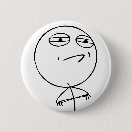 挑戦によって受け入れられる人ボタン 缶バッジ (正面)