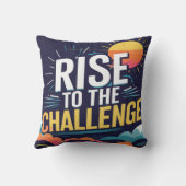 挑戦に乗り出す クッション (裏面)