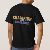 挑戦を制覇せよ Tシャツ (裏面)