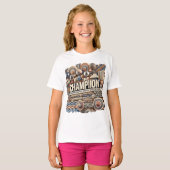 挑戦を勝ち取る Tシャツ (正面フル)