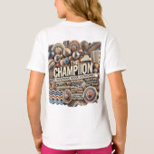 挑戦を勝ち取る Tシャツ (裏面)