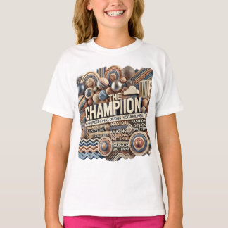 挑戦を勝ち取る Tシャツ