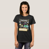 挑戦を受け入れたワールドトラベラー Tシャツ (正面フル)