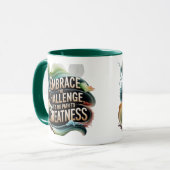 挑戦を受け入れる – 偉大な道 マグカップ (正面左)