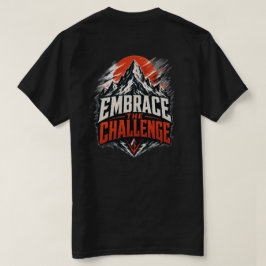 挑戦を受け入れろ マウンテングラフィックTシャツ Tシャツ