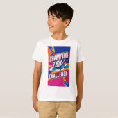 挑戦を支持する Tシャツ (正面フル)