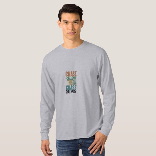 挑戦を追う Tシャツ (正面フル)