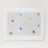 挑戦カラフルなピース抽象芸術ジグソーパズル ジグソーパズル (横)