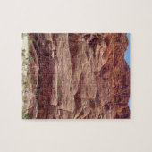 挑戦的で困難で赤い石渓谷ネバダ ジグソーパズル (横)
