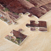 挑戦的で困難で赤い石渓谷ネバダ ジグソーパズル (側面)