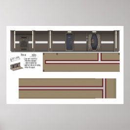 挑戦的なコリドージオラマ背景 ポスター