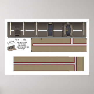 挑戦的なコリドージオラマ背景 ポスター